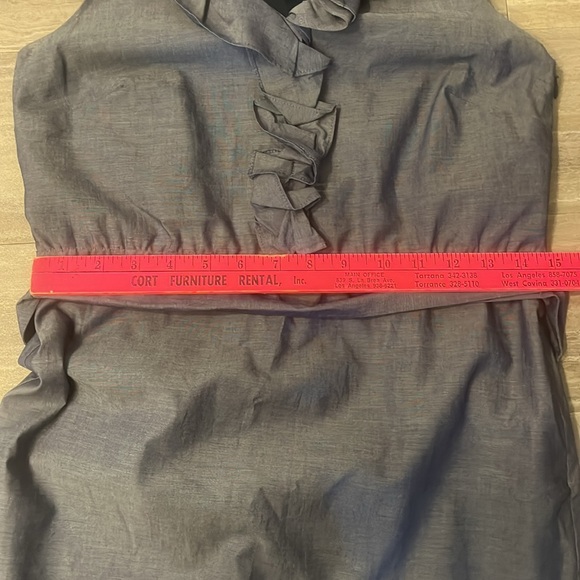 Ann Taylor Ruffle Sheath Dress with Belt - Picture 12 of 13